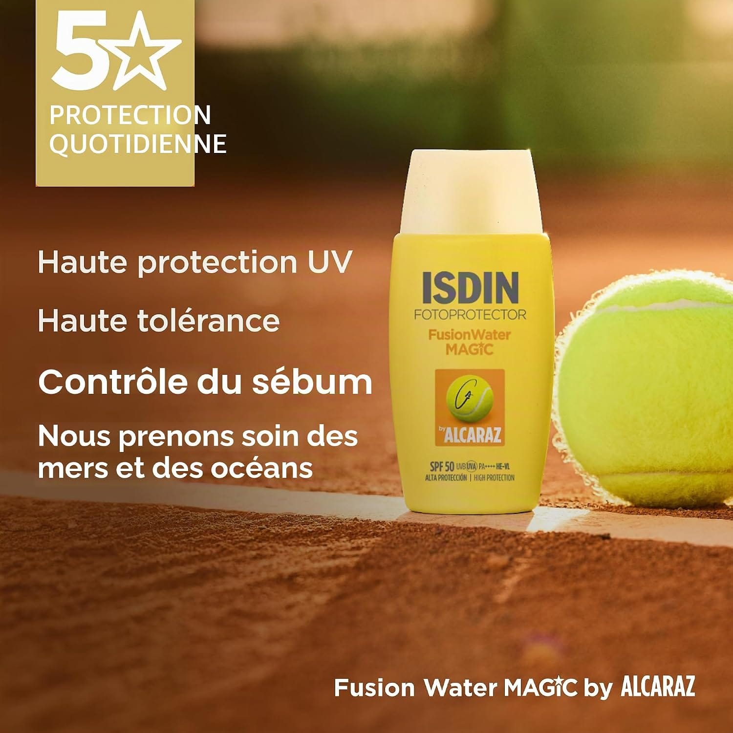 ژل ضد آفتاب ورزشی ایزدین مدل Fusion Gel Sport با +SPF 50 - Image 2