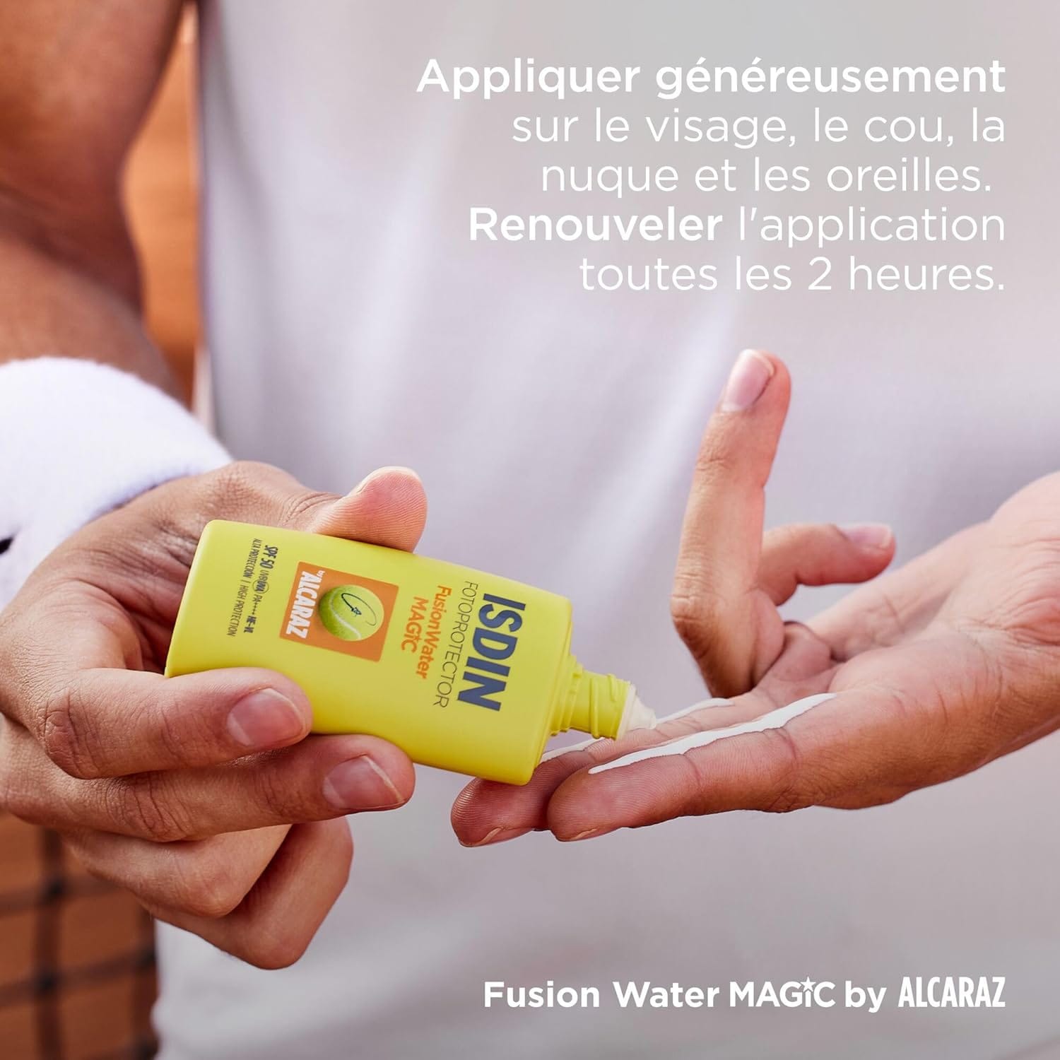 ژل ضد آفتاب ورزشی ایزدین مدل Fusion Gel Sport با +SPF 50 - Image 3