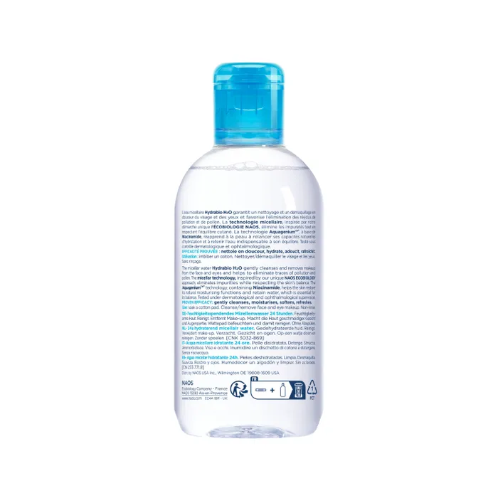 میسلار واتر آبرسان و پاککننده آرایش بایودرما مدل هیدرابیو H2O (حجم ۲۵۰ میلیلیتر) اصل فرانسه - Image 3